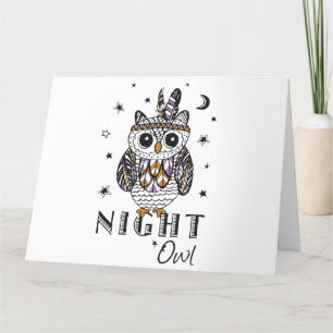 Night Owl Bedankkaart