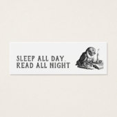 Night Owl Bladwijzer Mini Visitekaartjes (Voorkant)