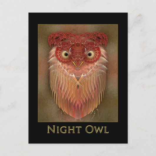 Night Owl Briefkaart (Voorkant)