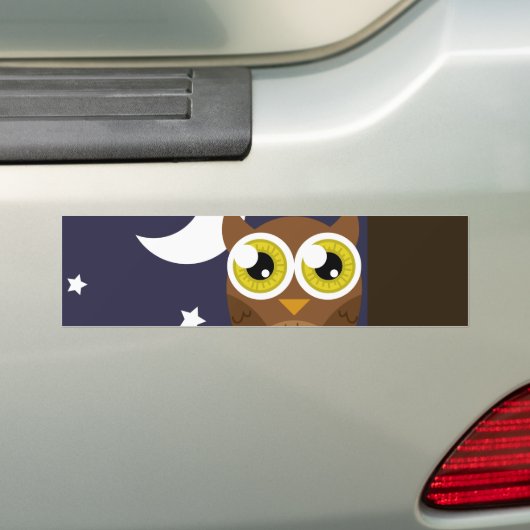 "Night Owl" Bumpersticker (Op auto)