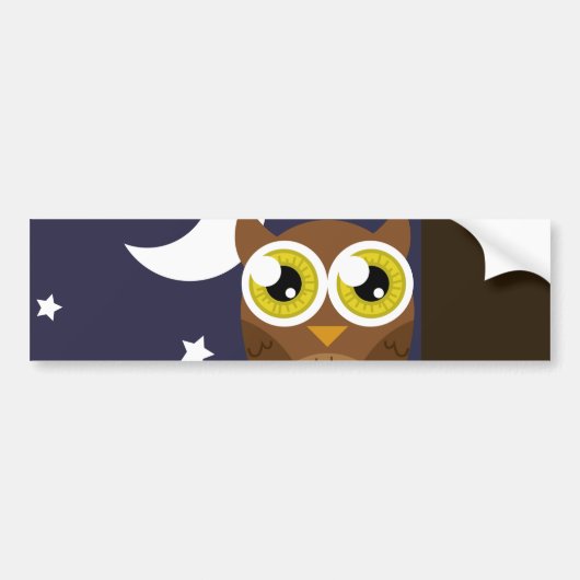 "Night Owl" Bumpersticker (Voorkant)