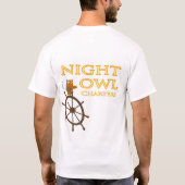 Night Owl Charters T-shirt (Achterkant)