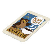 Night Owl Coffee Magneet (Linkerzijde)