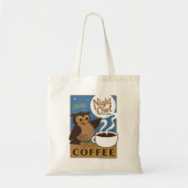 Night Owl Coffee Tote Bag (Voorkant)