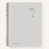 Night Owl Dark Academia Scholarly  Notitieboek (Voorkant)