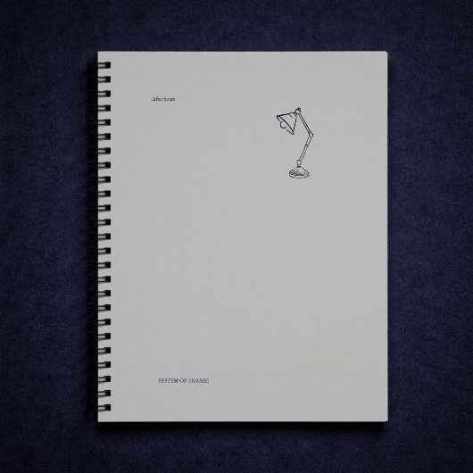 Night Owl Dark Academia Scholarly  Notitieboek