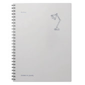 Night Owl Dark Academia Scholarly  Notitieboek (Voorkant)