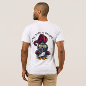 Night Owl Dpress in Knight's Armor T-shirt (Achterkant volledig)