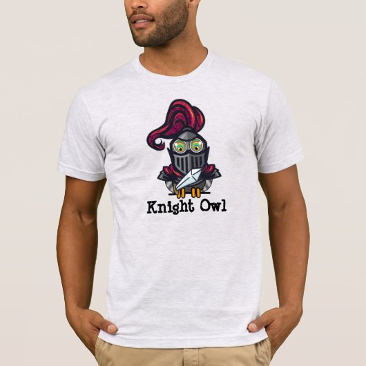 Night Owl Dpress in Knight's Armor T-shirt (Voorkant)
