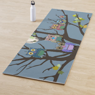 Night Owl Family Tree Yogamat