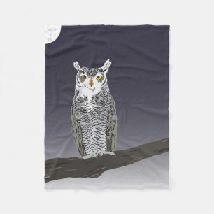 Night Owl Fleece Blanket Deken