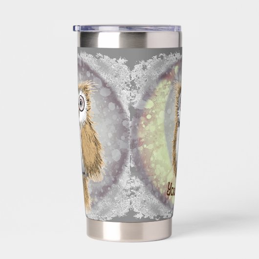 Night Owl Geïsoleerde Drinkbeker (Rechts)