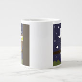 "Night Owl" Grote Koffiekop (Voorkant)
