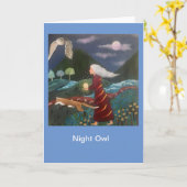 Night Owl Kaart (Gele Bloem)