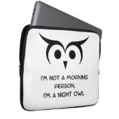 Night Owl Laptop Sleeve (Voorkant Rechts)