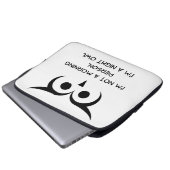 Night Owl Laptop Sleeve (Voorkant onderkant)