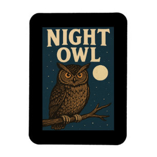 Night Owl Magneet
