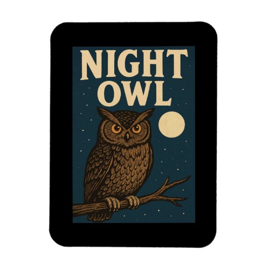 Night Owl Magneet (Verticaal)