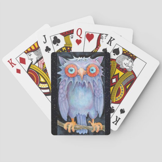 Night Owl Paring Cards Speelkaarten (Achterkant)