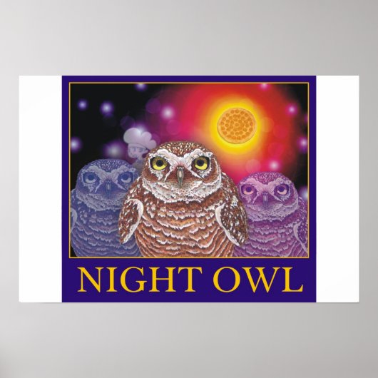 Night Owl Poster (Voorkant)