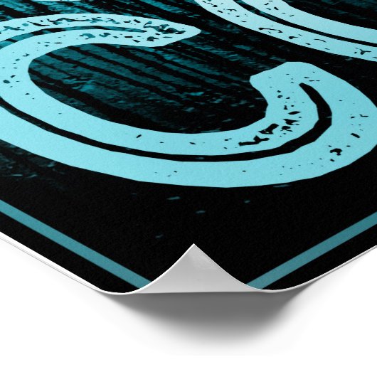 Night Owl Powered by Coffee Poster (Hoek)