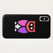 Night Owl, prachtige roze & rode, Abstracte Pop ar Case-Mate iPhone Case (Achterkant (horizontaal))