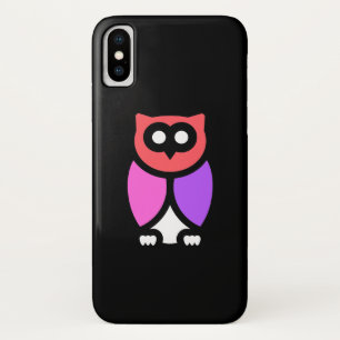 Night Owl, prachtige roze & rode, Abstracte Pop ar Case-Mate iPhone Case