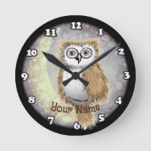 Night Owl Ronde Klok (Voorkant)