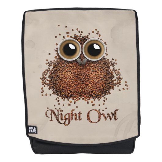 Night Owl Rugtassen (Voorkant)