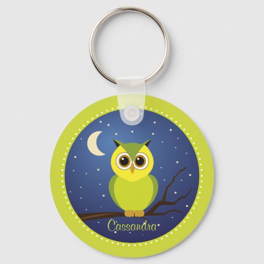 Night Owl Sleutelhanger (Voorkant)