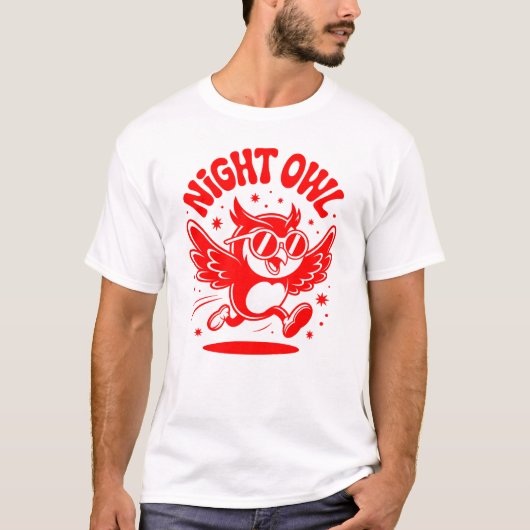 Night Owl T-shirt (Voorkant)