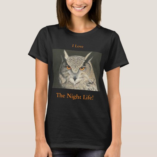Night Owl T-shirt (Voorkant)