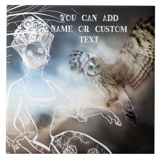 Night Owl Tegeltje (Voorkant)