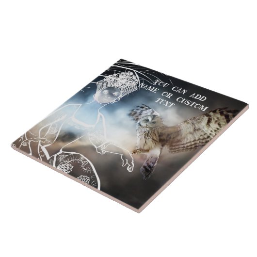 Night Owl Tegeltje (Zijkant)