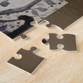 Night Owl Wing on Branch Moon Legpuzzel (Zijkant)