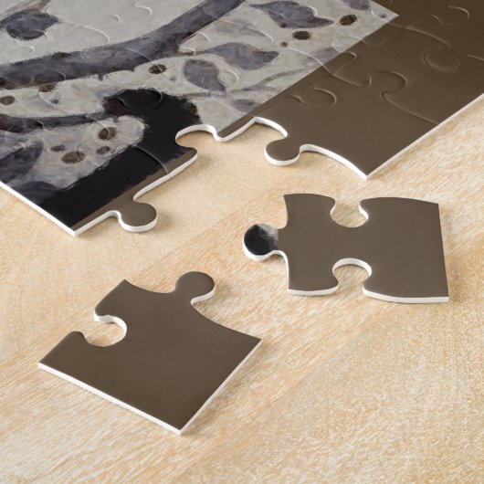  Night Owl Wing on Branch Moon Legpuzzel (Zijkant)