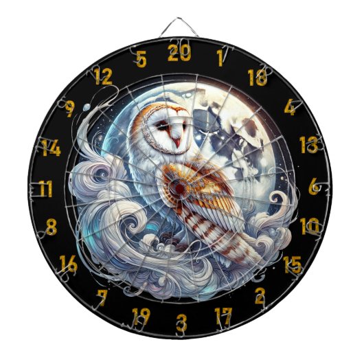 Night Owls en Dart-doelen Dartbord (Voorkant)