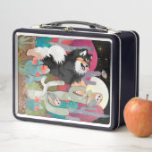 NIGHT OWLS FINNISH LAPPHUND - lunchbox (In situ)