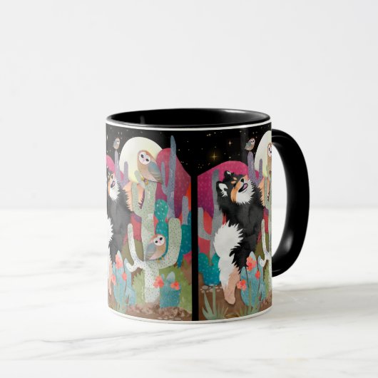 NIGHT OWLS Fins Lapphund 11 OZ MOK (Voorkant rechts)