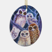 Night Owls Keramisch Ornament (Rechts)
