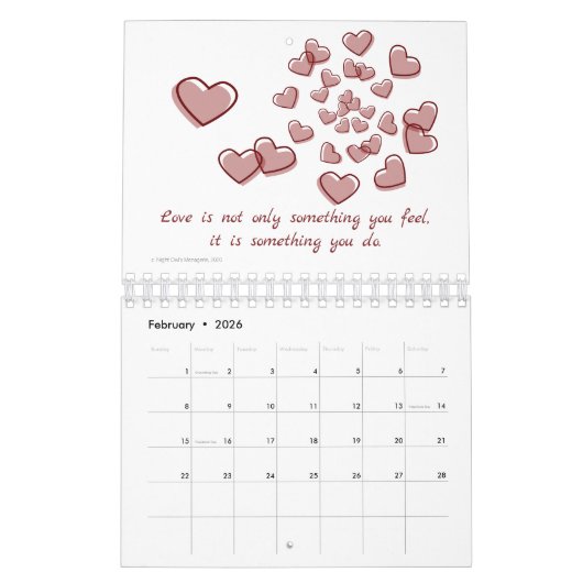 Night Owl's Menagerie Graphics Calendar Kalender (Feb 2026)