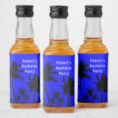 Night Palms Bachelor Party Likeurfles Etiket (Flessen)