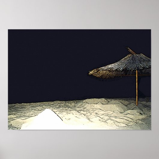 Night Parasol Poster (Voorkant)