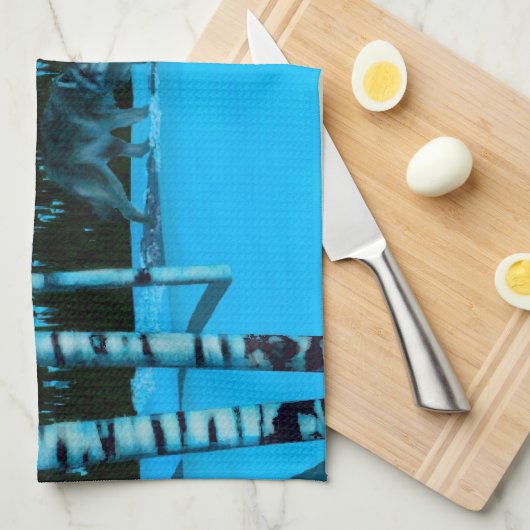 Night Patrol Theedoek (Quarter Fold)