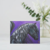 Night Pegasus Briefkaart (Staand voorkant)