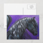Night Pegasus Briefkaart (Voorkant / Achterkant)