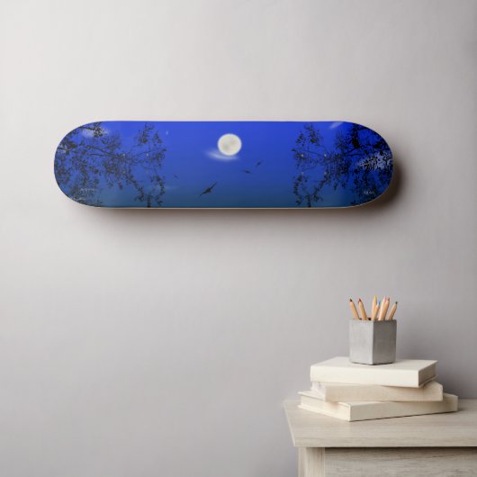 Night Persoonlijk Skateboard (Muurkunst (Horizontaal))