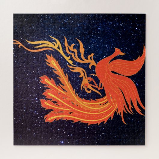Night Phoenix Rising Legpuzzel (Horizontaal)