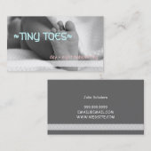 Night PM Nanny Child Day Care Babysitter Visitekaartje (Voorkant / Achterkant)