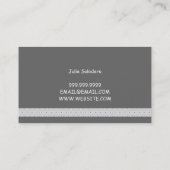 Night PM Nanny Child Day Care Babysitter Visitekaartje (Achterkant)